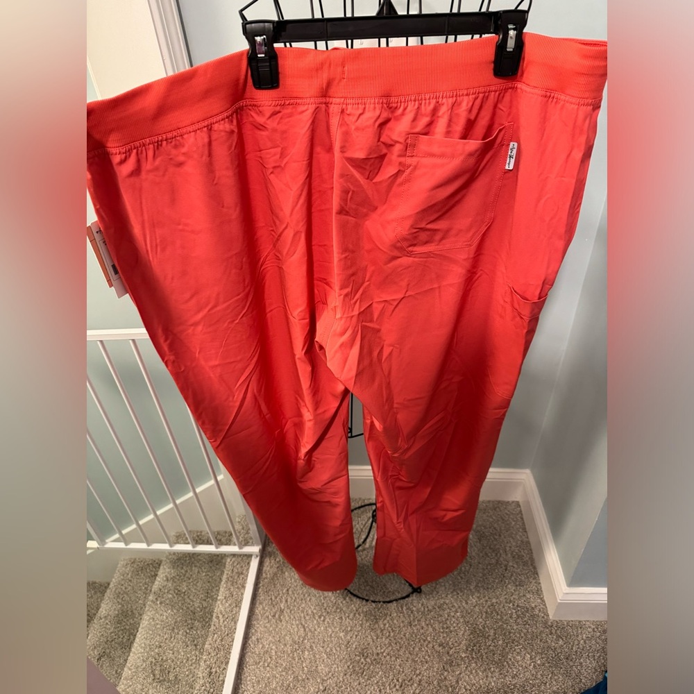 NEW Ava Therese Yoga Scrub Pants Coral 3018 Women Ladies 3X 3XL Zavate - Picture 11 of 12
